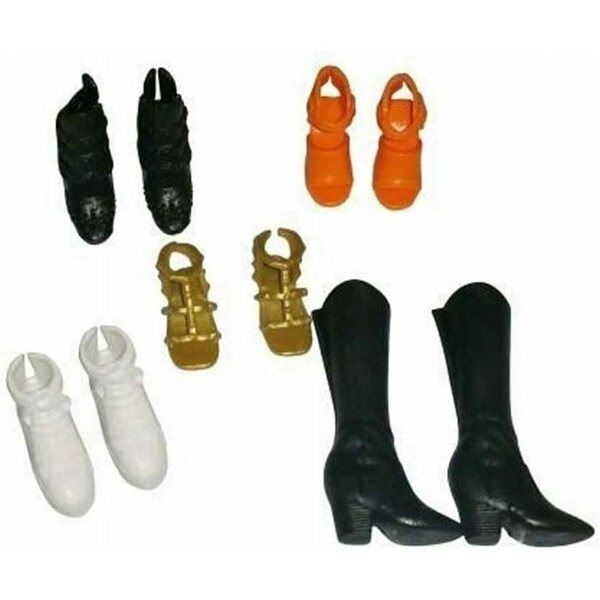 Barbie- und Ken-Schuhset mit 18 Schuhen für Puppen – 2 Packungen Modeaccessoires