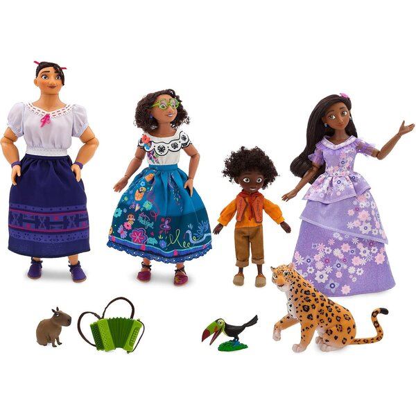 Disney Encanto Deluxe Puppenset mit Madrigalfamilie und Originalzubehör