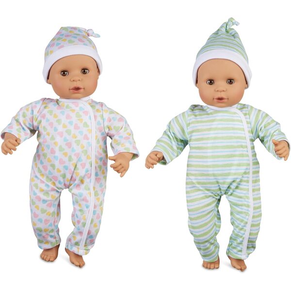 Mine to Love Twins Sebastian & Sofia - Poppen voor emotionele ontwikkeling 38 cm