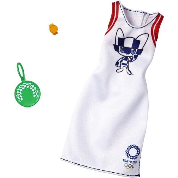 Abito Barbie Olimpiadi Tokyo 2020 - Moda Barbie con Accessori Sportivi
