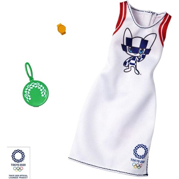 Abito Barbie Olimpiadi Tokyo 2020 - Moda Barbie con Accessori Sportivi