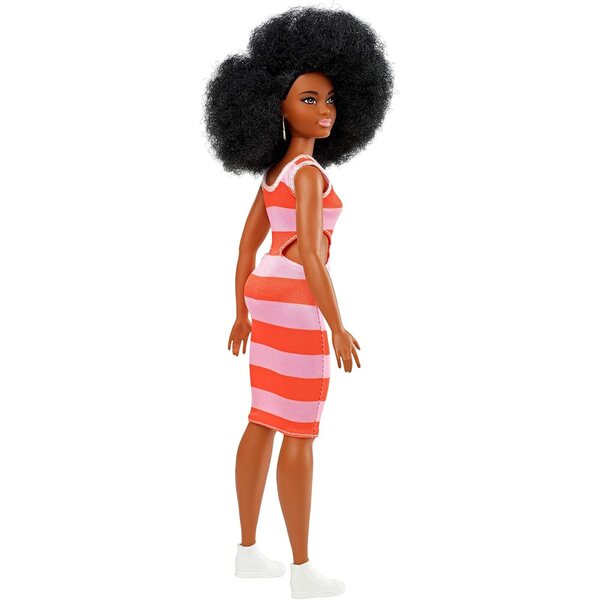 Barbie Fashionistas Bold Stripes: Modische und lustige Puppe für Kinder ab 3 Jahren