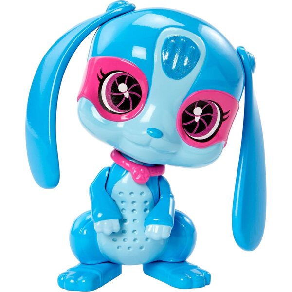 Barbie Spy Squad Tierchen Häschen Blu con Occhiali da Agente, Giocattolo 6,5 cm