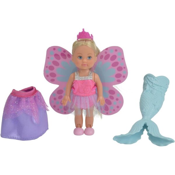 Bambola Evi Love con 3 Abiti da Favola - Set Dream 12cm in Plastica