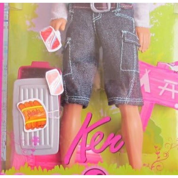 Barbie Family Ken Camping 2008 – Vintage-Sammelpuppe mit Kühler