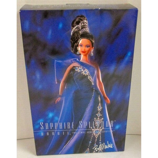 Barbie Collector Sapphire Splendor in Samtblau mit Swarovski-Steinen