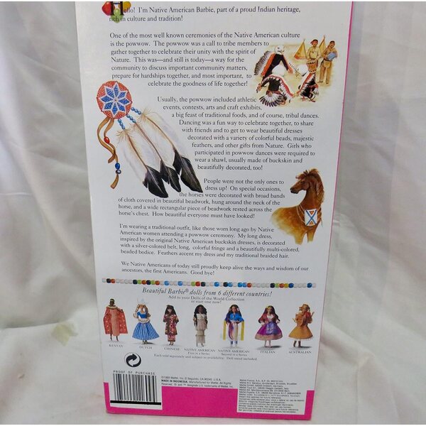 Barbie Native American Second Edition – Special Edition-Puppe aus der „Dolls of the World“-Kollektion