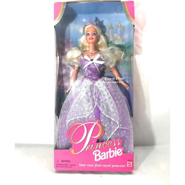 Barbie-Prinzessin 1997 im eleganten lila Kleid – Sammleredition