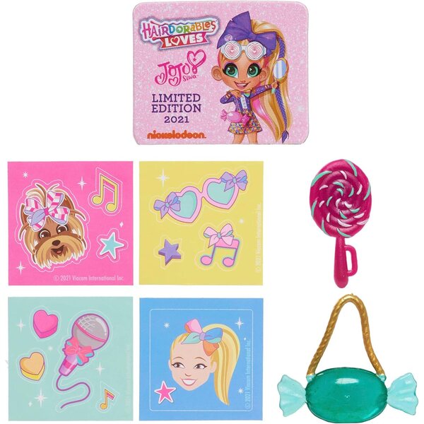 JoJo Siwa Hairdorables Loves JoJo Limited Edition mit 10 Überraschungen, Kinder ab 3+