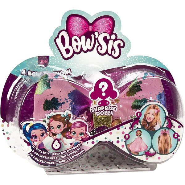 Bow'Sis IMC Toys: Sammlung von 6 Bögen mit versteckter Puppe und über 40 Kombinationen