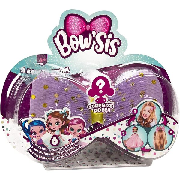 Bow'Sis IMC Toys: Sammlung von 6 Bögen mit versteckter Puppe und über 40 Kombinationen
