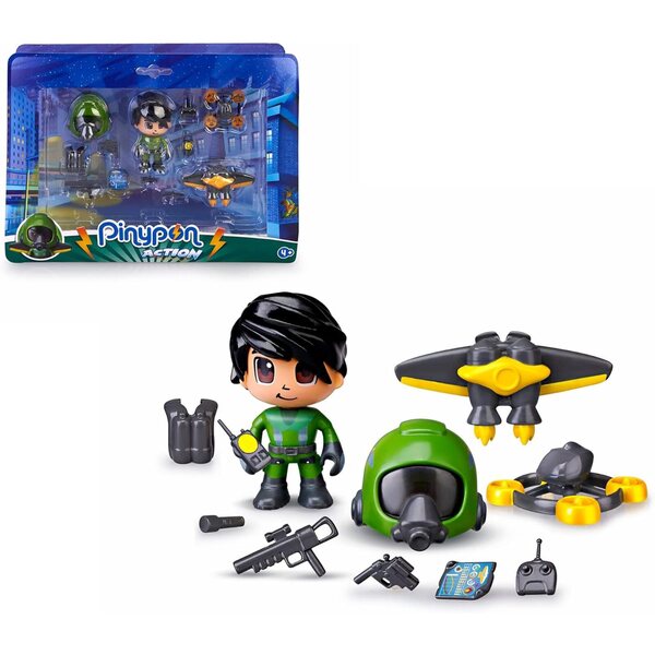 Pinypon Action Jet Pack con Figurina e Accessori Multicolor - Gioco Creativo