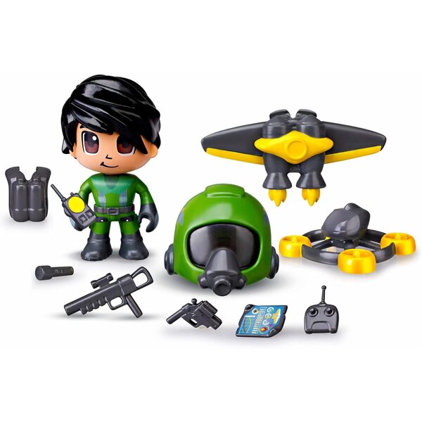 Pinypon Action Jet Pack con Figurina e Accessori Multicolor - Gioco Creativo
