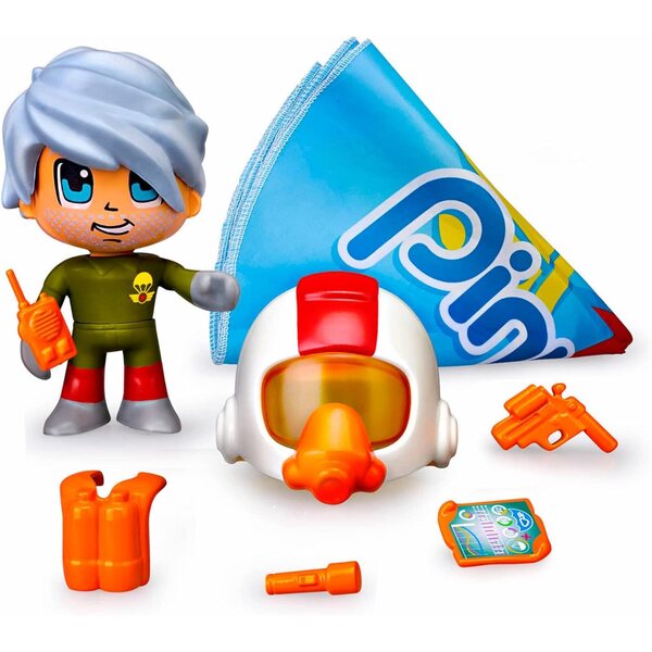 Pinypon Action Jet Pack con Figurina e Accessori Multicolor - Gioco Creativo