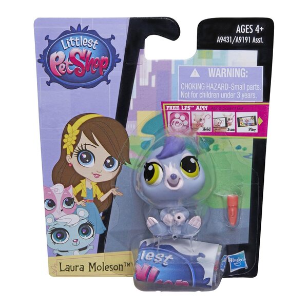 Littlest Pet Shop Poupée Laura Moleson – Jouet unique pour animal de compagnie
