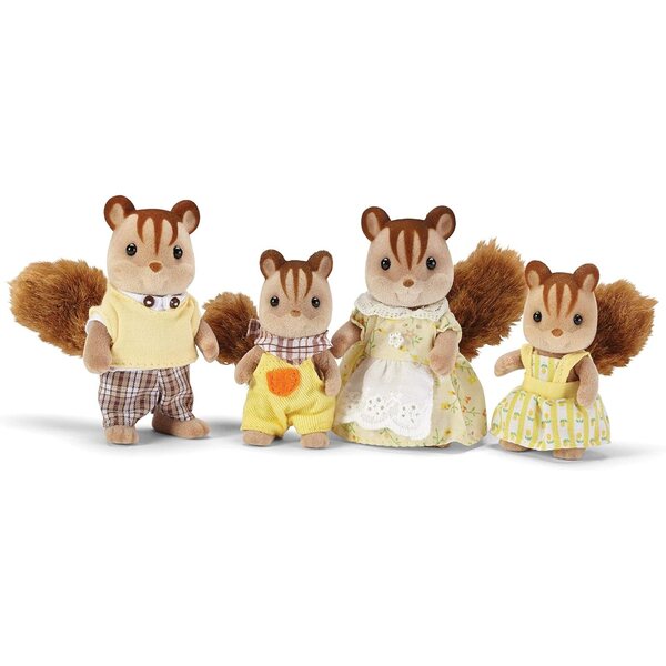 Calico Critters Haselnuss Eichhörnchenfamilie – Lern- und Kreativspielset