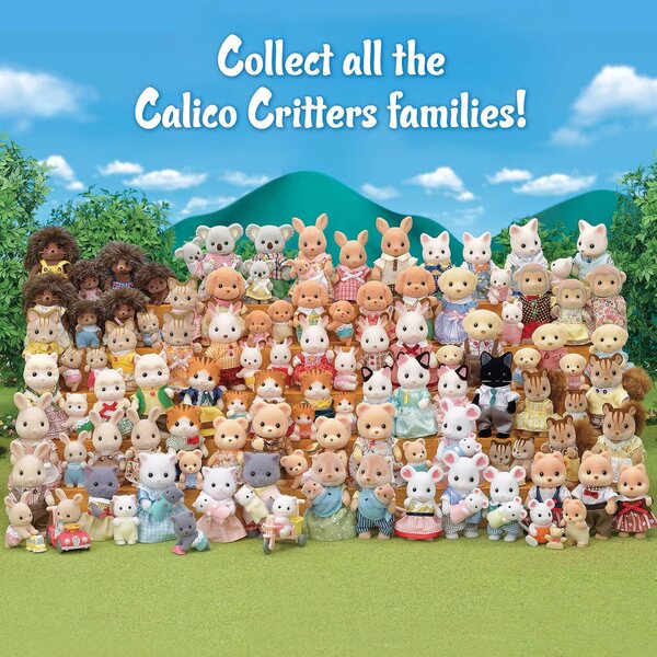 Calico Critters Haselnuss Eichhörnchenfamilie – Lern- und Kreativspielset