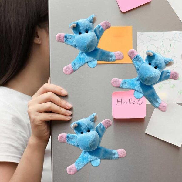Magnetische Plüschtiere für Kinder – dekorative Kühlschrankmagnete 6x9 cm