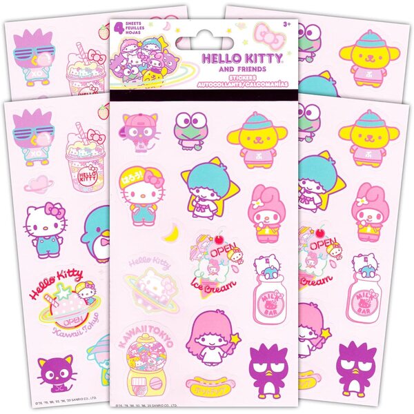 Hello Kitty Magnetic Creations – Set mit 40 magnetischen Teilen und Aufklebern für Kinder
