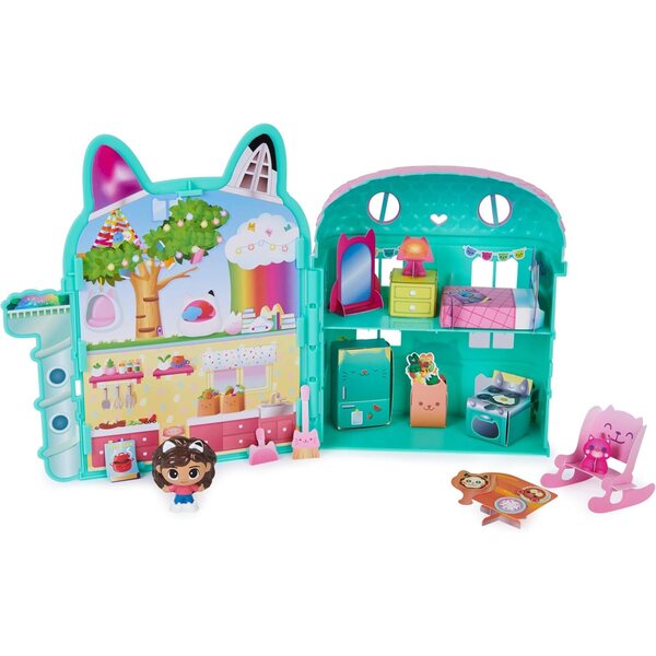 Gabby's Dollhouse Casa delle Bambole a Due Piani per Bambini da 3 Anni