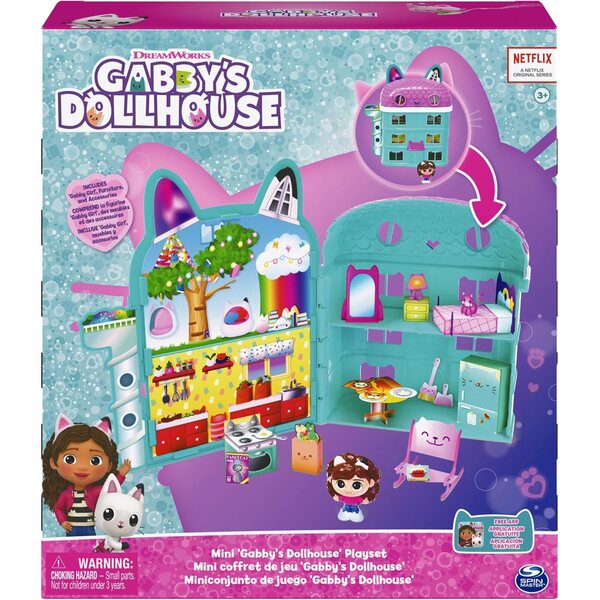 Gabby's Dollhouse Casa delle Bambole a Due Piani per Bambini da 3 Anni