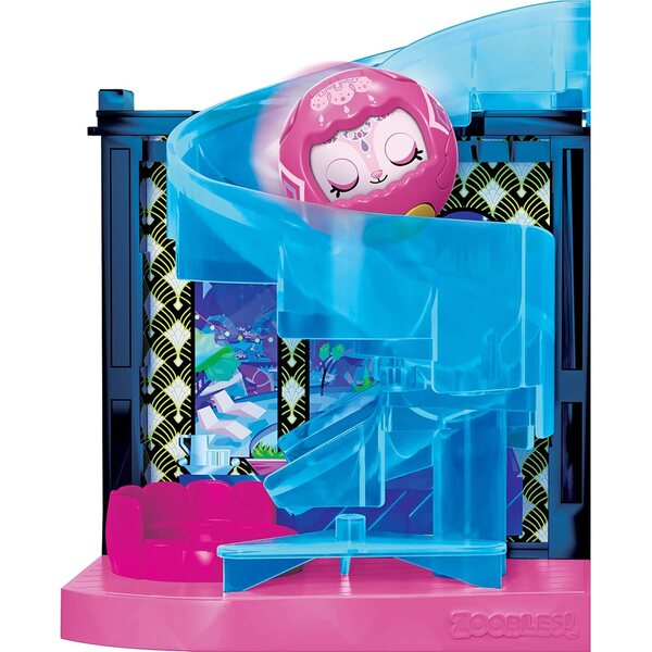 Zoobles Magic Mansion Casa dei Sogni con 3 Stanze Trasformabili, Scivolo e Accessori