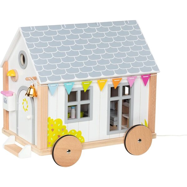 goki Tiny House Hygge 40-teiliges mobiles Puppenhaus im skandinavischen Stil
