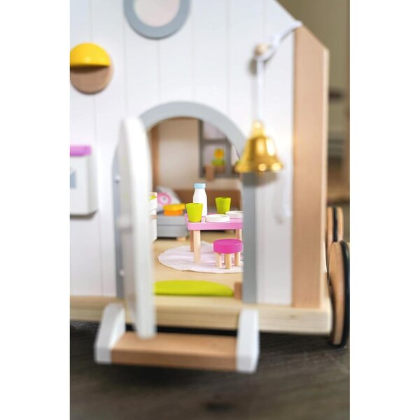 goki Tiny House Hygge 40-teiliges mobiles Puppenhaus im skandinavischen Stil