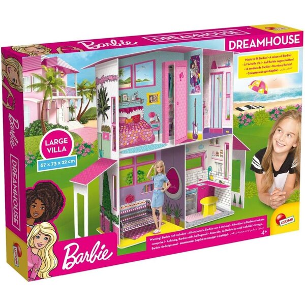 Lisciani Barbie Dreamvilla – 3D-Haus zum Bauen und Dekorieren für Kinder ab 4 Jahren