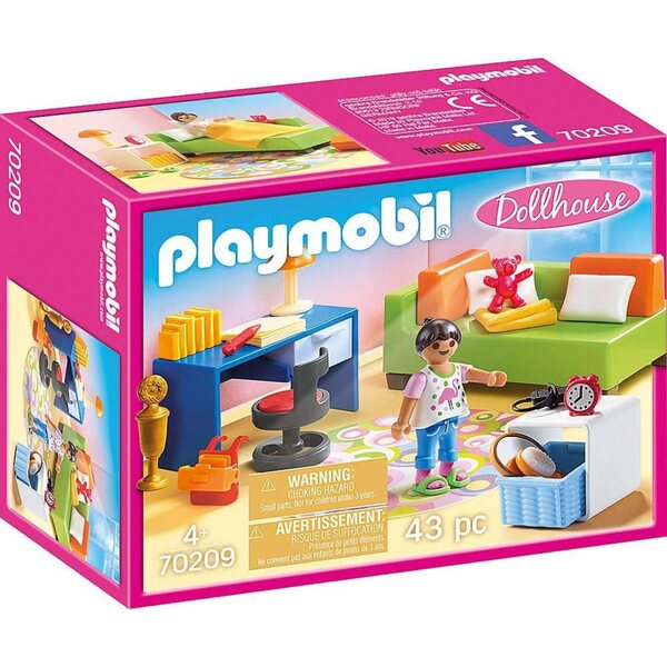 PLAYMOBIL Casa delle Bambole 70985 e 70209 con Accessori e Figura, Giochi per Bambini