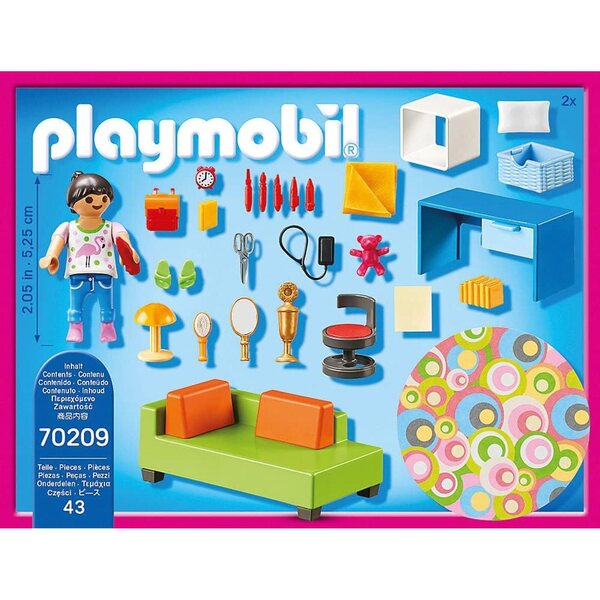 PLAYMOBIL Casa delle Bambole 70985 e 70209 con Accessori e Figura, Giochi per Bambini