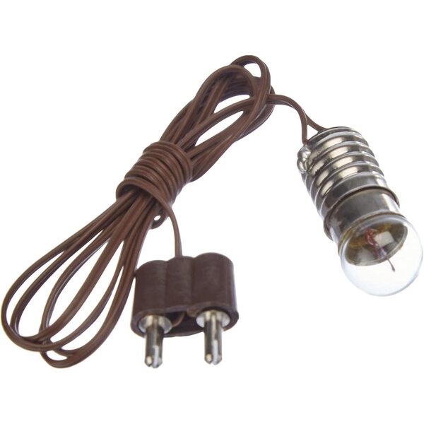 Kahlert 3,5V Lichttransformator für Puppenhäuser und Krippen mit E10-Lampe Braun