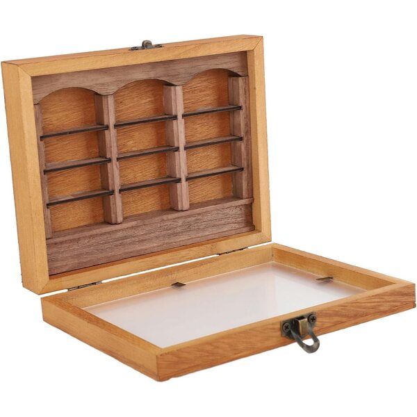 Miniature libri in legno massello, decorazione anti-stress per scrivania e soggiorno
