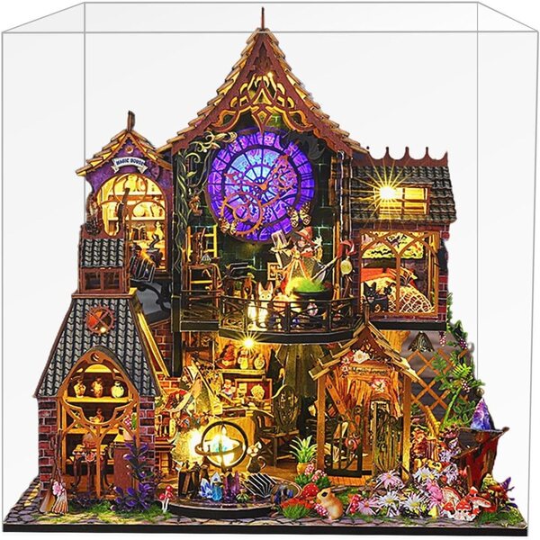 Miniatur-Tiny-House-Bausatz Lembeauty – Holzhaus zum Zusammenbauen mit wertvollen Details