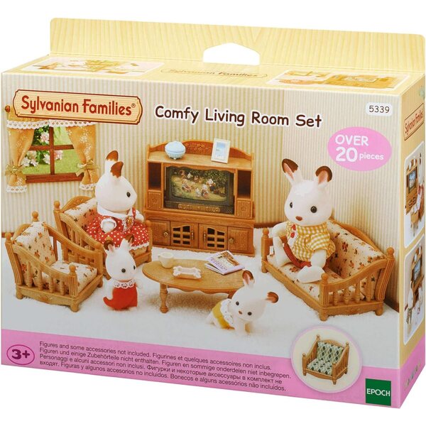 Casa a schiera Sylvanian Families con mansarda, 5 stanze, balcone e vera luce