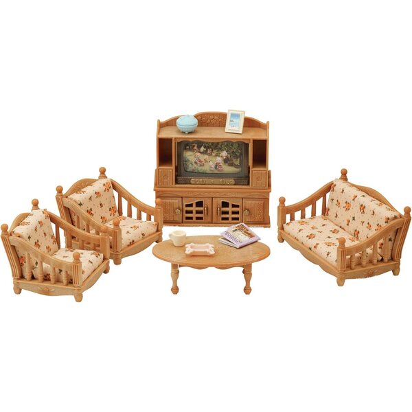 Casa a schiera Sylvanian Families con mansarda, 5 stanze, balcone e vera luce