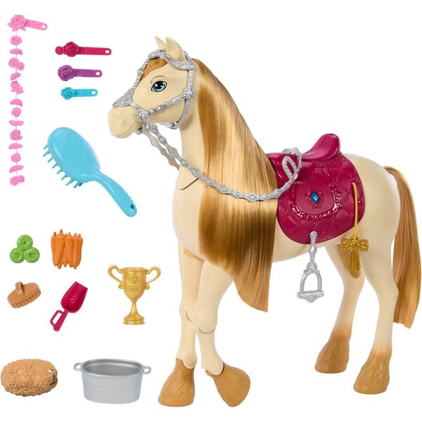 Barbie Tornado: Cavallo Interattivo con Suoni, Danza e Accessori dal Mondo Barbie Mysteries