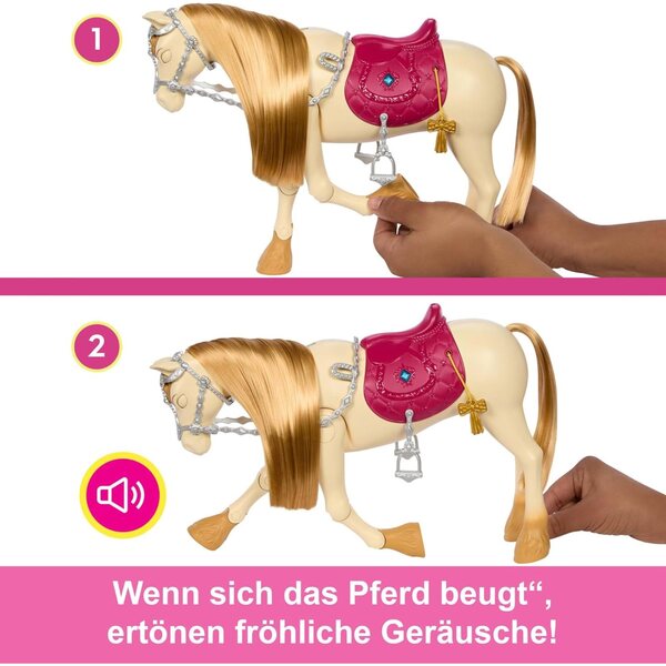 Barbie Tornado: Cavallo Interattivo con Suoni, Danza e Accessori dal Mondo Barbie Mysteries