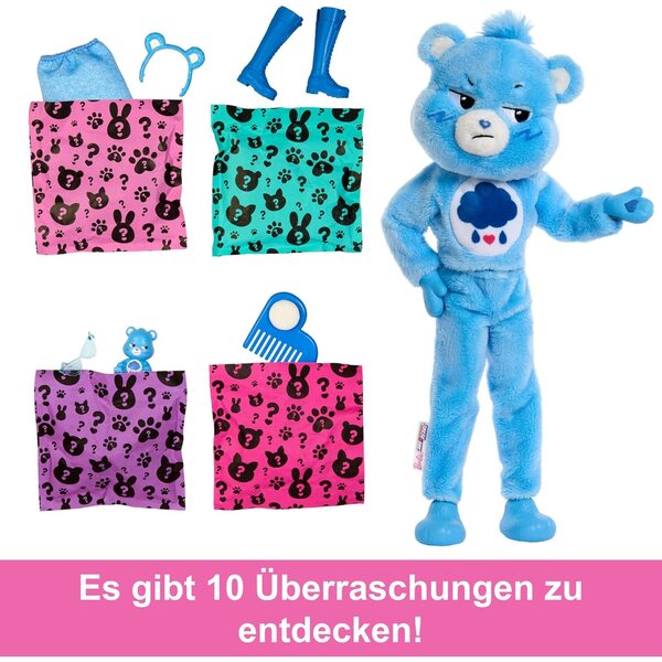 Barbie Cutie enthüllt Glücksbärchis mit 10 Überraschungen und weichem Kostüm