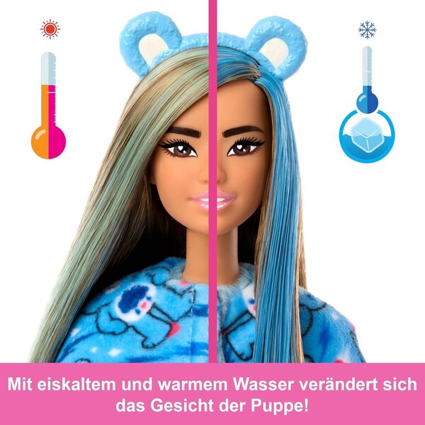Barbie Cutie enthüllt Glücksbärchis mit 10 Überraschungen und weichem Kostüm