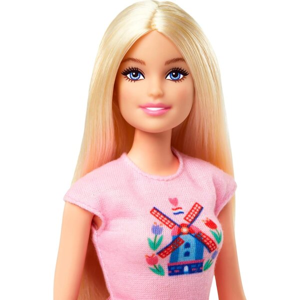 Barbie-Set mit Fahrrad Mattel HWJ00 – Spiel und Zubehör für Mädchen