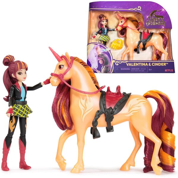 Einhorn-Akademie Valentina mit Einhorn-Asche – Originales 12-cm-Set für Mädchen ab 4 Jahren