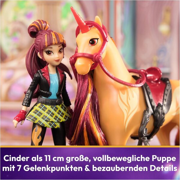 Einhorn-Akademie Valentina mit Einhorn-Asche – Originales 12-cm-Set für Mädchen ab 4 Jahren