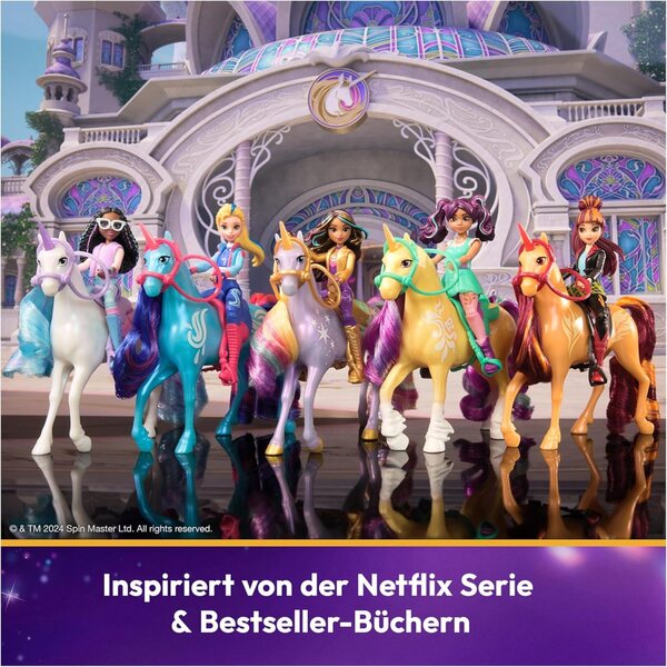 Einhorn-Akademie Valentina mit Einhorn-Asche – Originales 12-cm-Set für Mädchen ab 4 Jahren