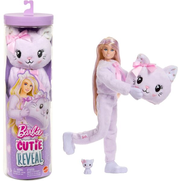 Barbie Cutie Reveal Kit mit 10 Accessoires und Accessoires – Farbwechselspiel