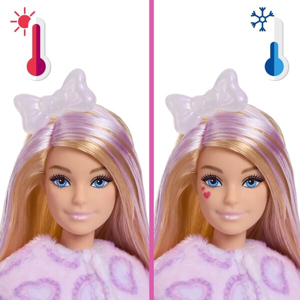 Barbie Cutie Reveal Kit mit 10 Accessoires und Accessoires – Farbwechselspiel