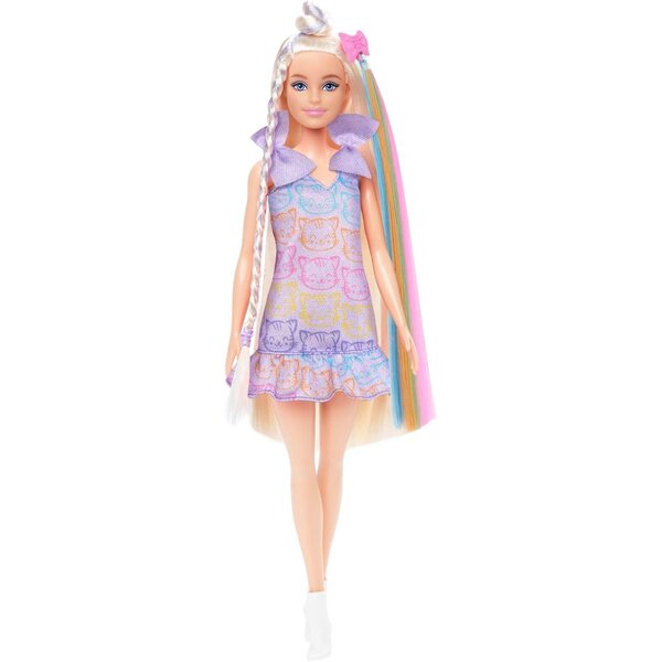 Barbie Fun & Fancy Puppe con Accessori, Capelli Lunghi Biondi e 2 Look Moda