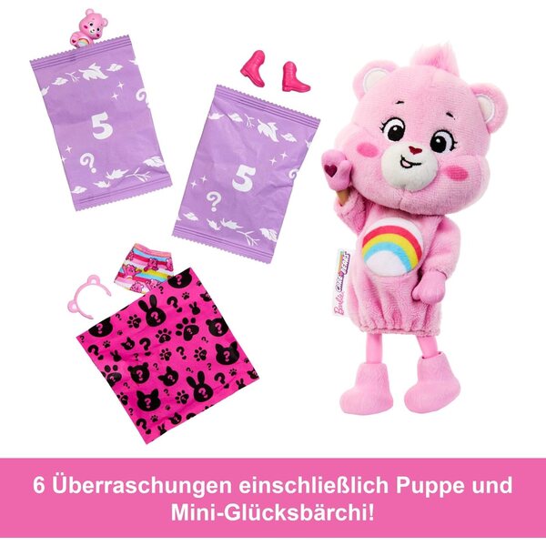 Barbie Cutie Reveal Chelsea – Puppe mit Plüschkostüm und 6 Überraschungen zum Entdecken