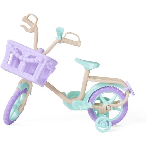 Evi Love Teddy-Fahrradspielzeug mit 12 cm großer Puppe, weicher Jacke, Fahrrad und Teddy