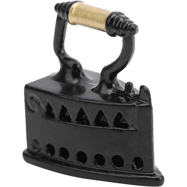 Casa di Bambole Miniatura in Ferro 1:12, Modello Metallico Decorativo per Casa delle Bambole